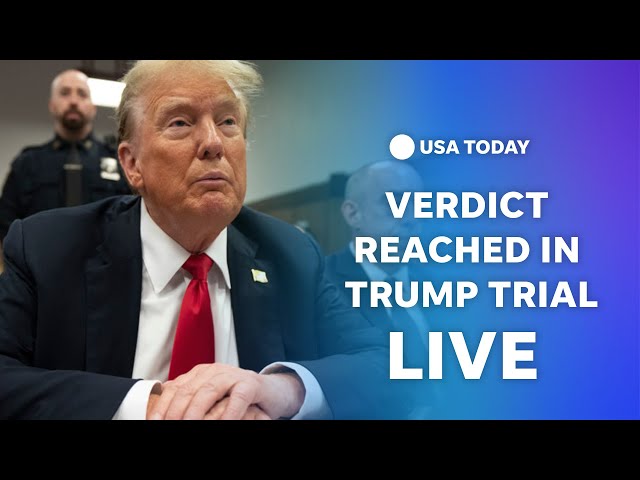 ⁣Watch live updates: Trump hush money verdict reactions
