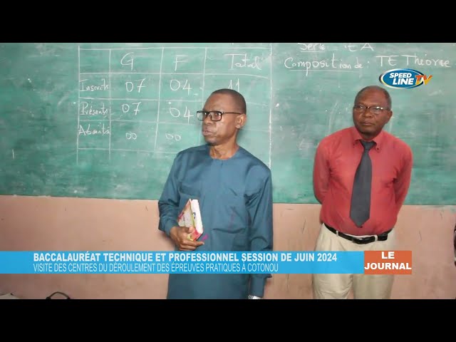 BAC technique et professionnel session de Juin 2024