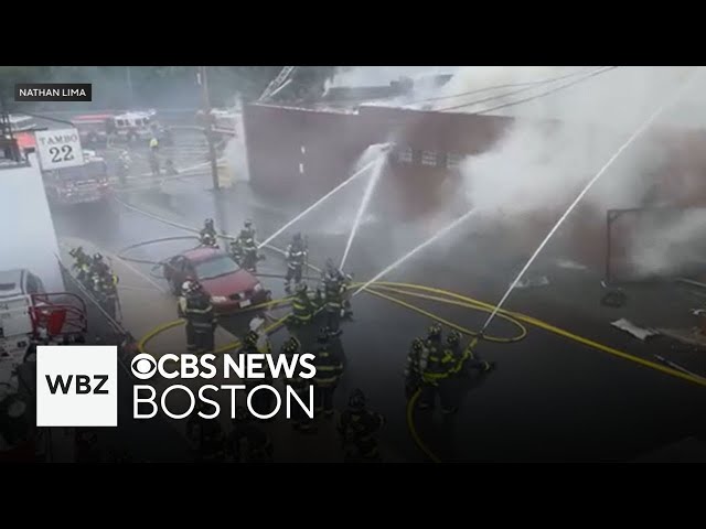 ⁣Firefighters battle flames at vacant warehouse in Chelsea and other top stories