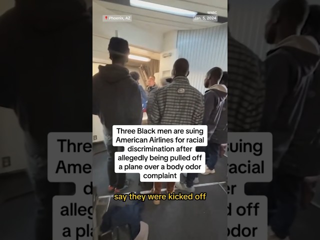 ⁣3 Black men sue American Airlines for racial discrimination