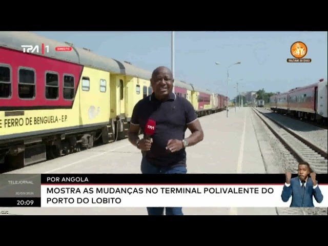 ⁣Por Angola mostra as mudanças no Terminal Polivalente do Porto do Lobito
