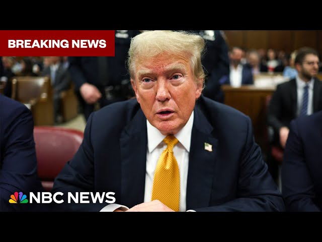 ⁣LIVE NOW: Trump found guilty on all counts in criminal hush money trial | NBC News NOW