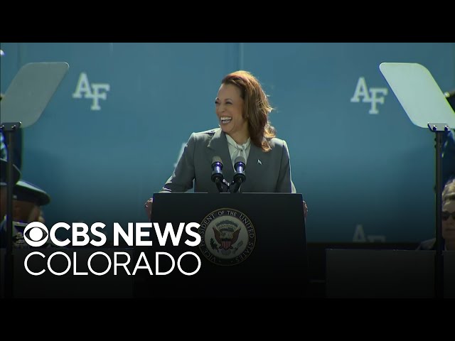 ⁣Watch Kamala Harris deliver commencement address at Air Force Academy in Colorado