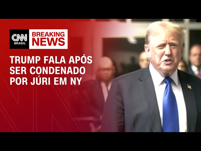 ⁣Agora: Trump fala após ser condenado por júri em NY | CNN ARENA