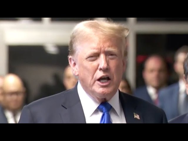 ⁣Trump says "this was a disgrace" after guilty verdict in New York trial