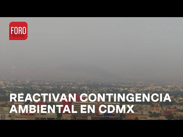 ⁣Activan contingencia ambiental por ozono en el Valle de México - A las Tres