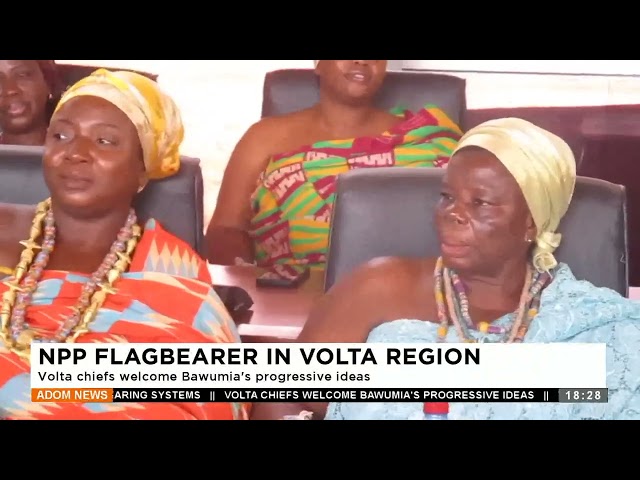 ⁣NPP Flagbearer in Volt Region: Volt chiefs welcome Bawumia's progressive ideas - Adom News (30-