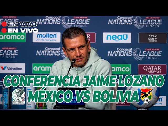  EN VIVO | Conferencia Jaime Lozano -  Previo al México vs Bolivia  | TUDN