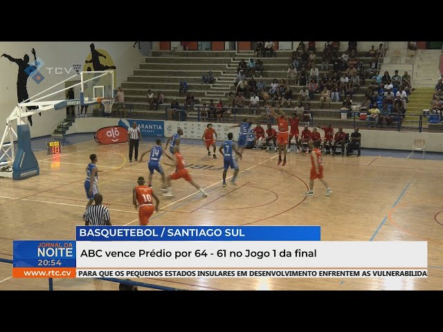 ⁣Basquetebol Santiago Sul: ABC vence Prédio no jogo 1 da Final