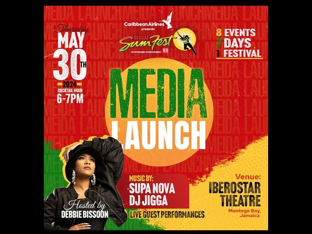 ⁣Reggae Sumfest Media launch 2024