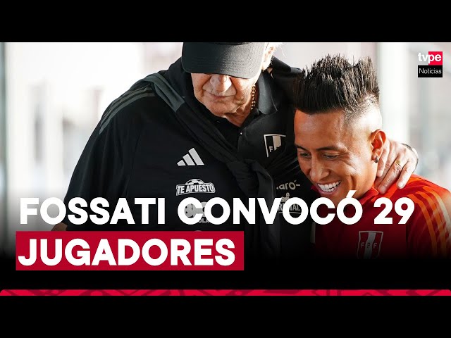 ⁣Selección Peruana: lista completa de convocados para los partidos ante Paraguay y El Salvador