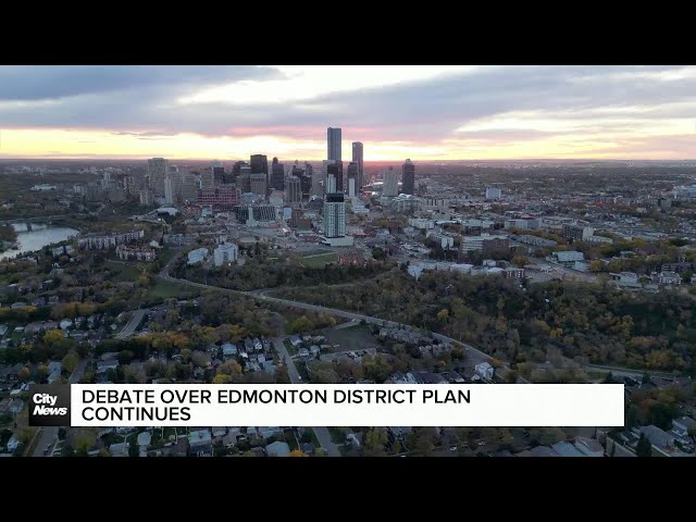 ⁣Debate over Edmonton district plan continues