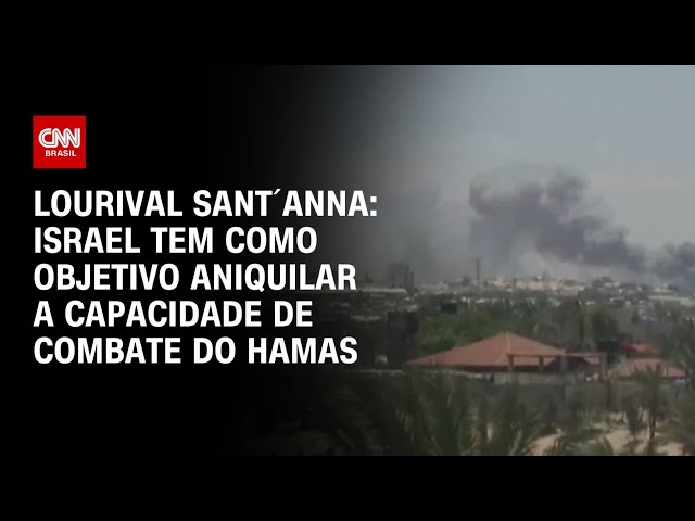 ⁣Lourival Sant´Anna: Israel tem como objetivo aniquilar capacidade de combate do Hamas|CNN PRIME TIME