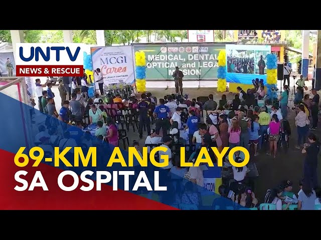 ⁣Barangay na 69km ang layo sa ospital, narating ng medical mission ng MCGI at Philippine Army