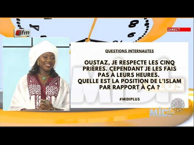 ⁣Questions 3: Je respecte les 5 prières. Cependant je ne les fais pas à l'heure. Quelle est la..