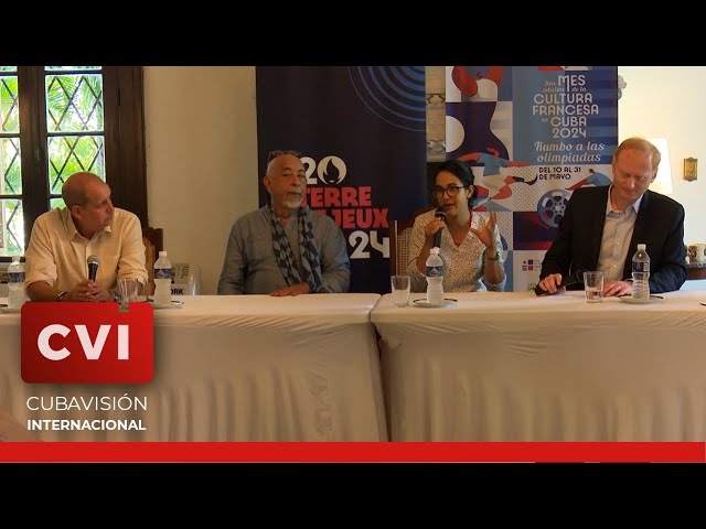 Embajada de Francia en Cuba organizó un panel sobre cómo escribir el deporte en saludo a París 2024