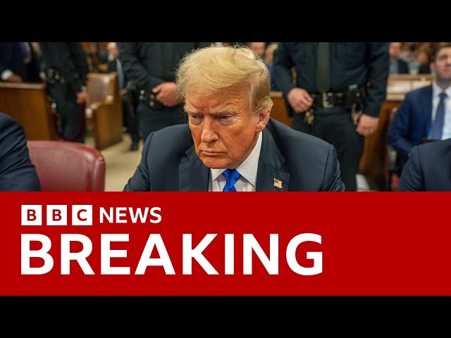 ⁣Donald Trump found guilty on all counts in historic criminal trial | BBC News