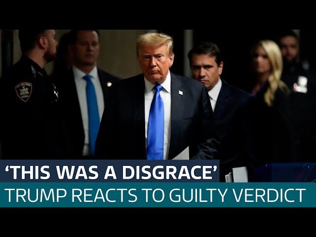 ⁣'This was a disgrace': Trump reacts to guilty verdicts in hush money trial  | ITV News
