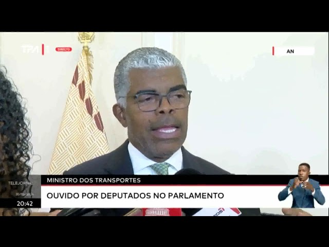 ⁣Ministro dos Trnsportes ouvido por Deputados no Parlamento