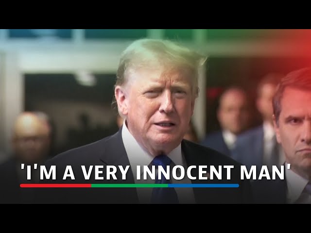 ⁣'I'm a very innocent man': Trump slams guilty verdict