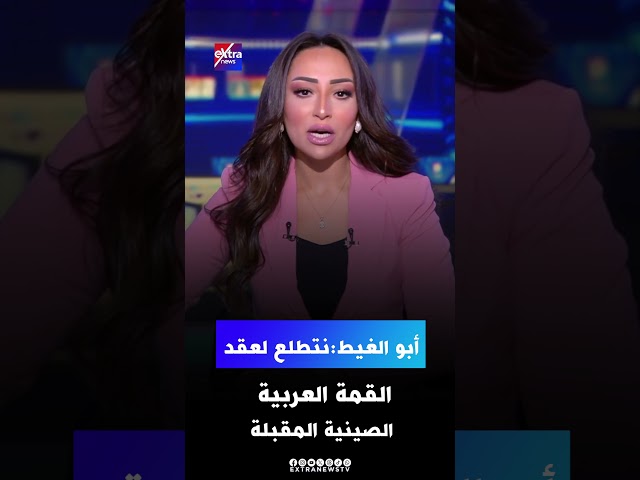 ⁣أبو الغيط: نتطلع لعقد القمة العربية الصينية المقبلة