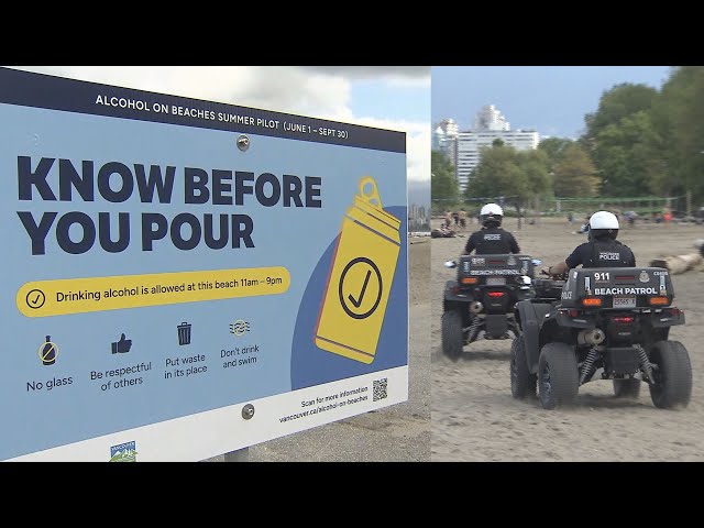 ⁣Alcohol consumption re-pilot to launch at seven Vancouver beaches June 1