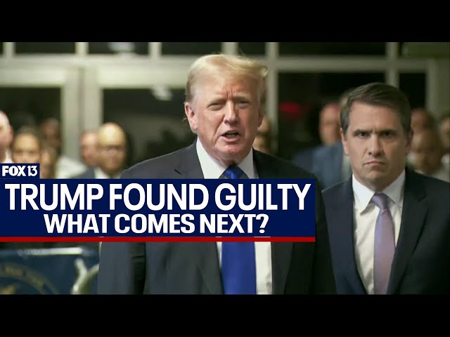 ⁣Trump found guilty: What comes next?