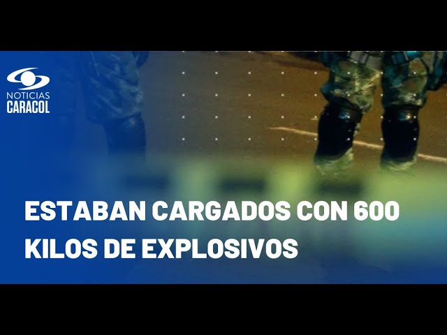 ⁣Hallan dos autos bomba en Cauca con cantidad de explosivos como la que usaba Pablo Escobar