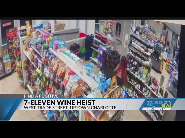 ⁣FIND A FUGITIVE: Suspects steals wine from Charlotte 7-Eleven