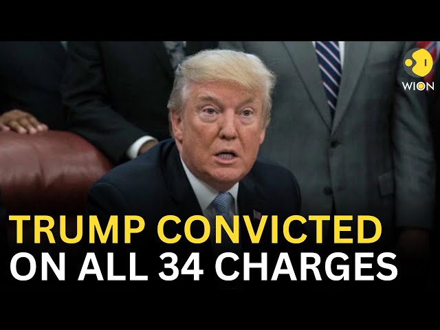 ⁣Hush money trial: Donald Trump found guilty on all 34 charges | WION LIVE