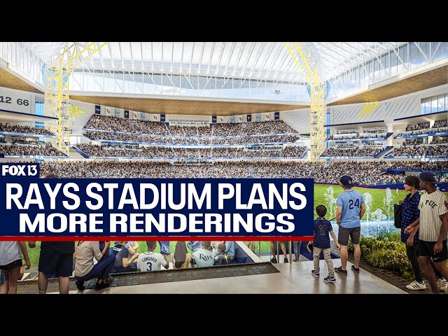 ⁣New renderings reveal future of Tampa Bay Rays' ballpark