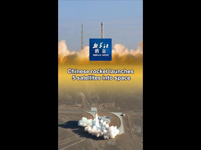 ⁣Xinhua News | Chinese rocket launches 5 satellites into space