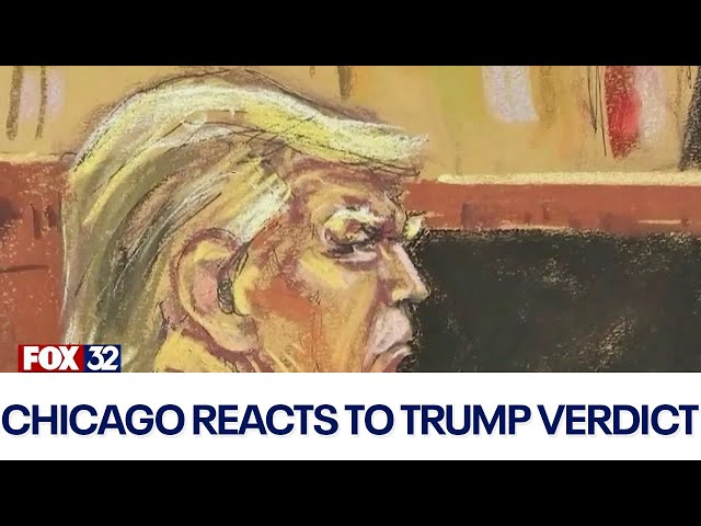 ⁣Reaction pours in from Chicago on Trump guilty verdict