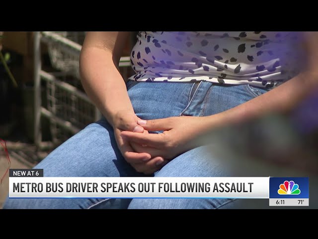 ⁣Metro bus driver speaks out following assault