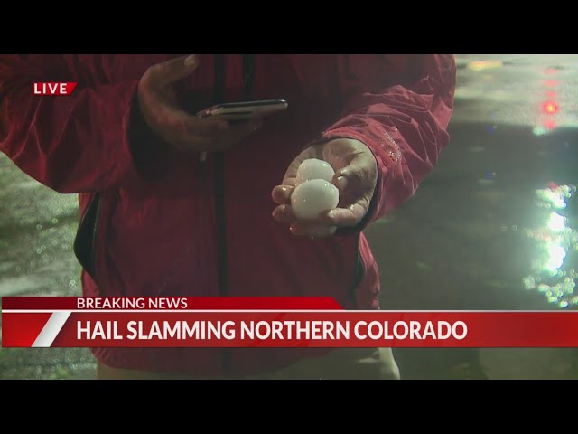 ⁣Hail damages Denver residents' cars, threatens safety