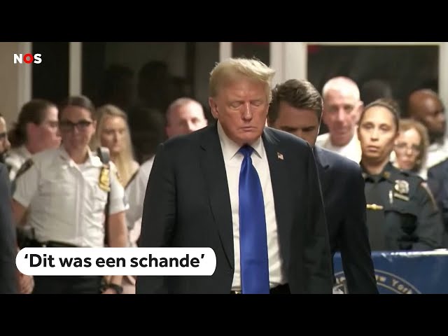 ⁣Historische veroordeling, oud-president Trump verliest zwijggeldzaak