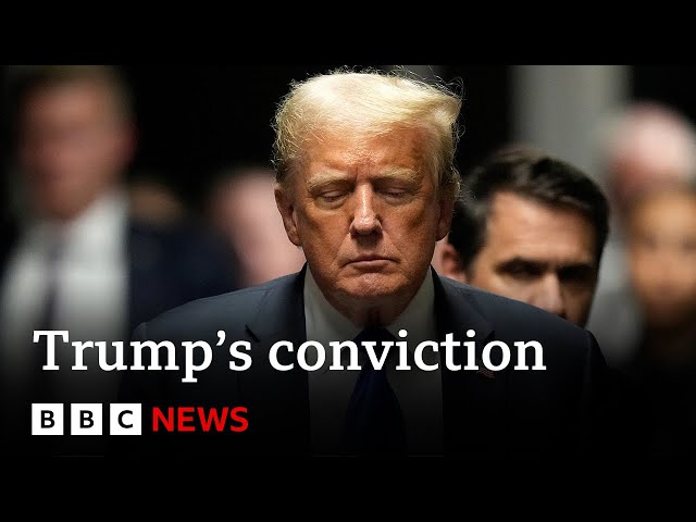 ⁣How did Donald Trump's historic guilty verdict unfold? | BBC News