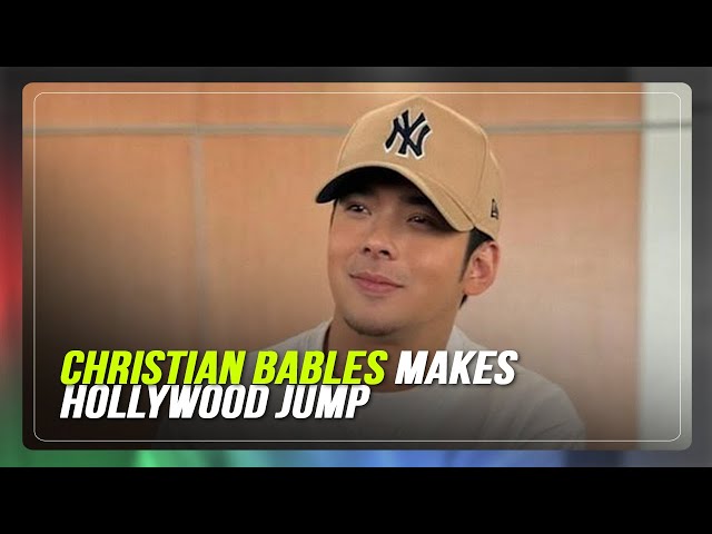 ⁣Christian Bables makes Hollywood jump