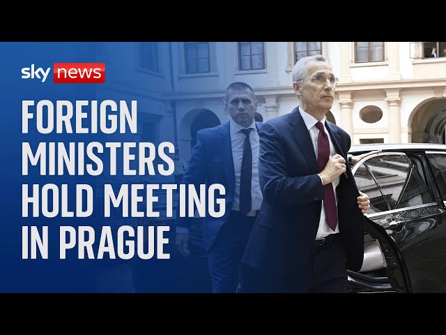⁣Watch live: NATO foreign ministers speak ahead of meeting in Prague