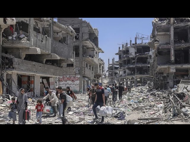 Retour dans les ruines de Jabaliya