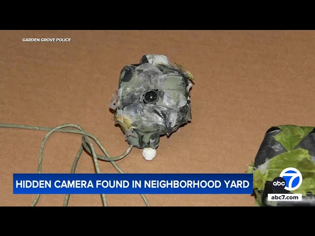 ⁣Another hidden camera found planted outside SoCal home