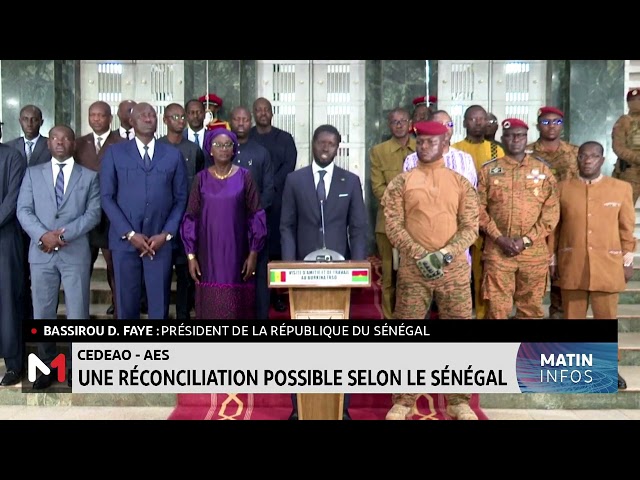 ⁣CEDEAO-AES : une réconciliation possible selon le Sénégal