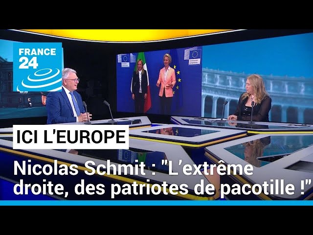 Nicolas Schmit : "L’extrême droite, des patriotes de pacotille !" • FRANCE 24