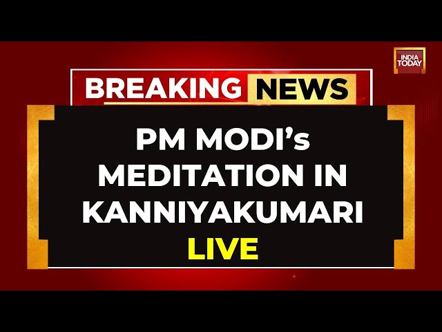 ⁣LIVE: PM Modi's Meditation At Vivekananda Rock Memorial | PM Modi In Tamil Nadu | India Today