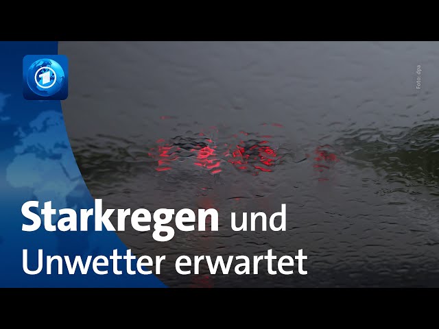 ⁣Unwetterwarnungen im Süden und Südosten