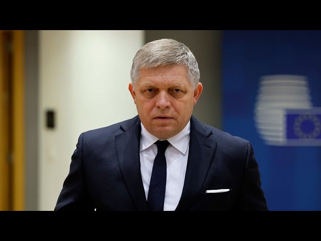 ⁣Slovakia's PM Robert Fico moved to home care in Bratislava
