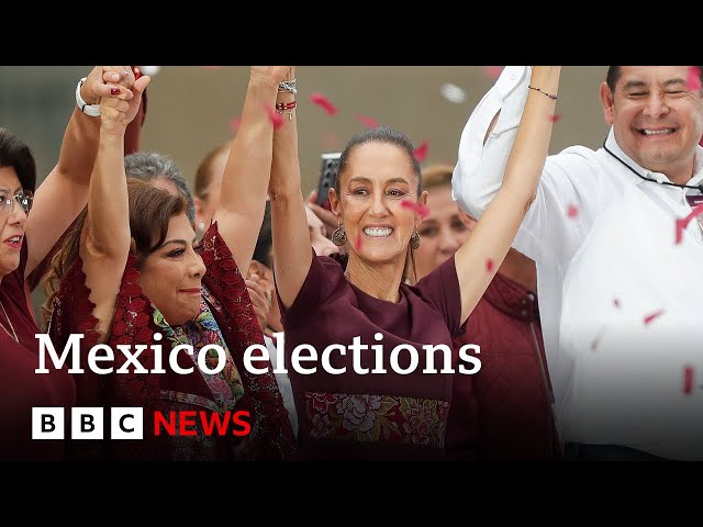 ⁣Mexico could get first female president in election on 2 June | BBC News