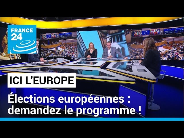 Dernière ligne droite avant les élections européennes : demandez le programme ! • FRANCE 24