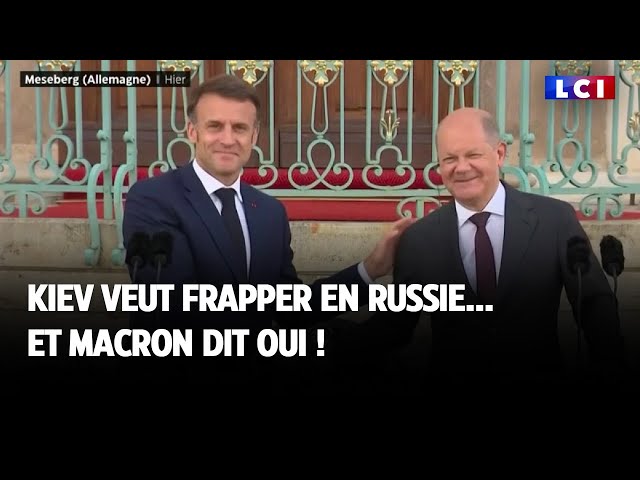 ⁣Kiev veut frapper en Russie... et Macron dit oui !