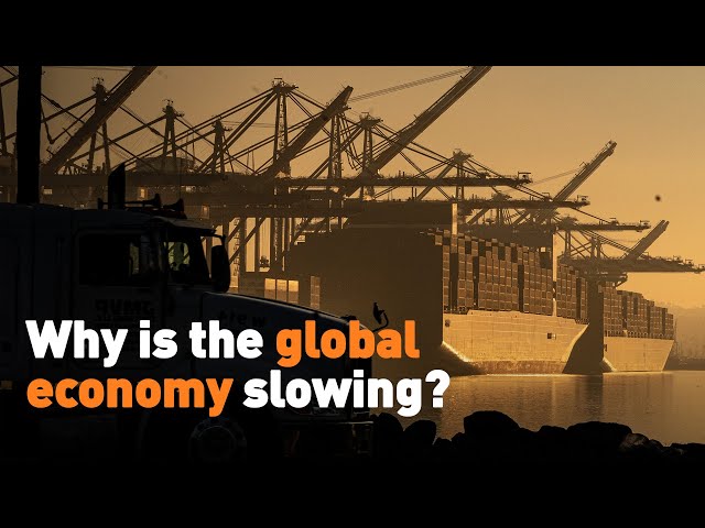 ⁣Why is the global economy slowing?
